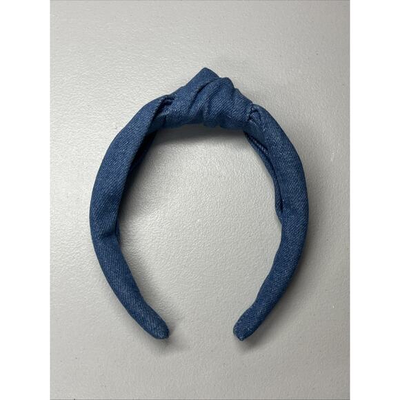 J Crew Knot Headband in Chambray Blue - Picture 1 of 3